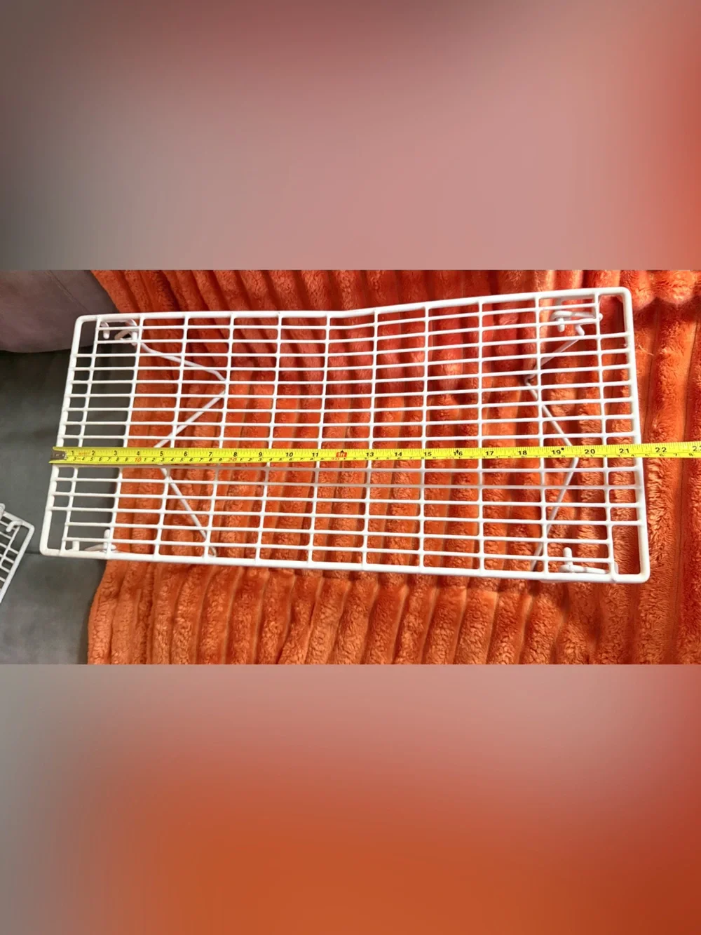 White Wire Shelf Organizer - Multi-Tier Home Storage (4 for one price!)